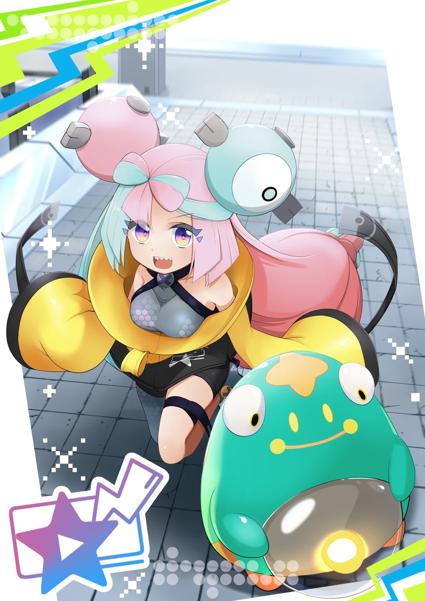 iono and bellibolt (pokemon and 1 more) drawn by poyoxis
