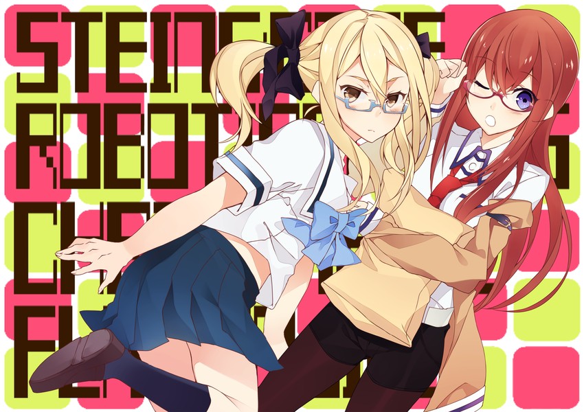 makise kurisu and koujiro frau (steins;gate and 1 more) drawn by kureaki_(exit)