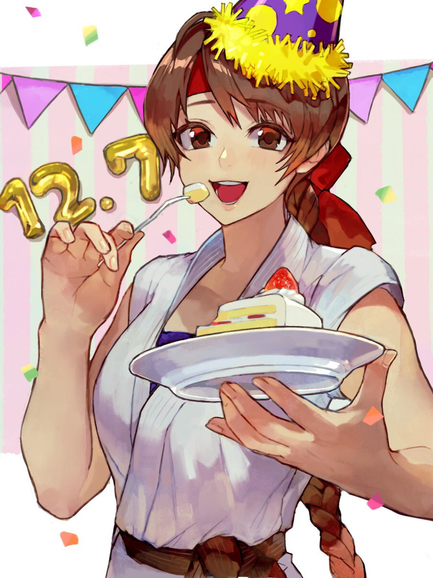 yuri sakazaki (the king of fighters and 1 more) drawn by oni_gini