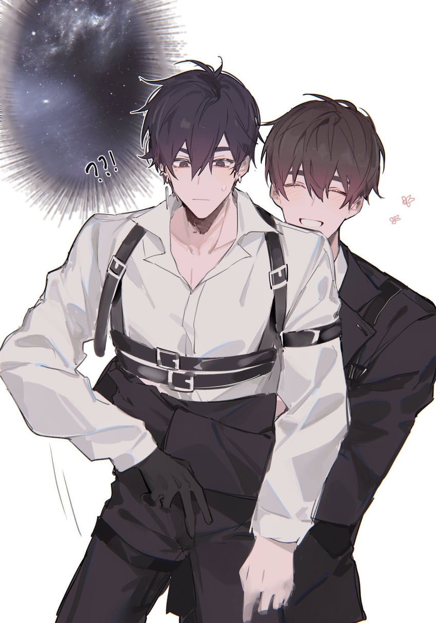 han do-yoon and lee gyu-hyuk (buried stars) drawn by yusa_(yusa0751)