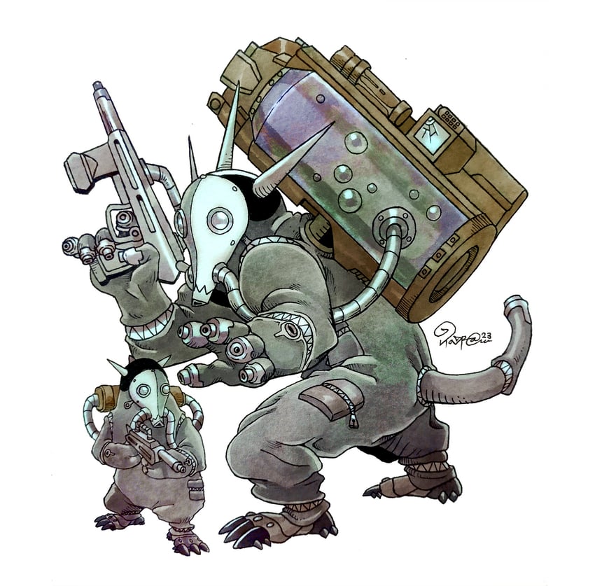 troopmon (digimon) drawn by taragraphika