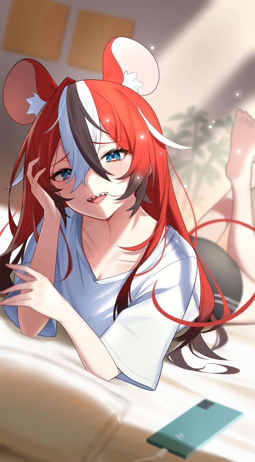 hakos baelz (hololive and 1 more) drawn by aotake_iro
