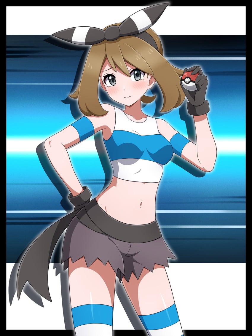 may and team aqua grunt (pokemon and 1 more) drawn by shabana_may