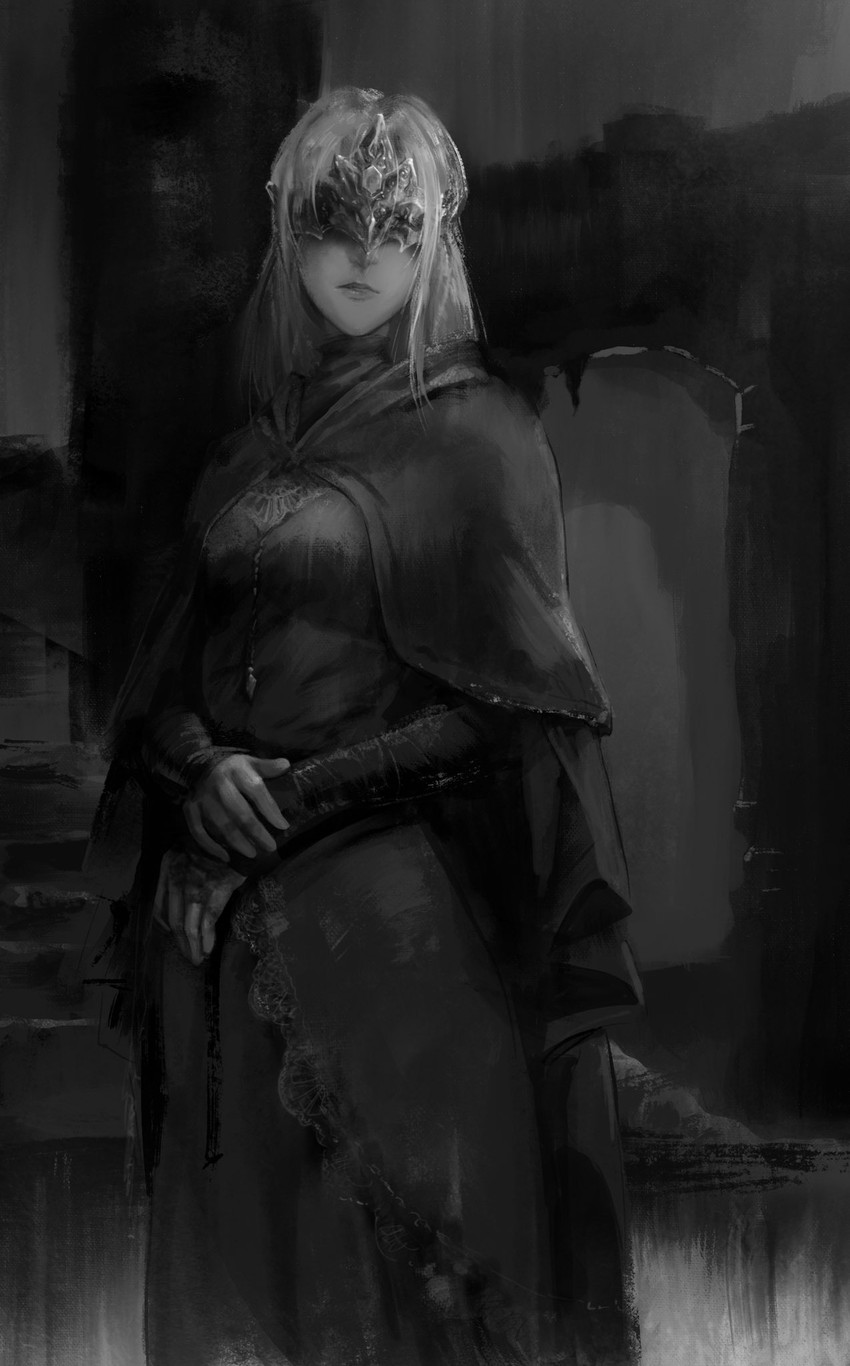 fire keeper (dark souls and 1 more) drawn by hiko_(hiko224556)