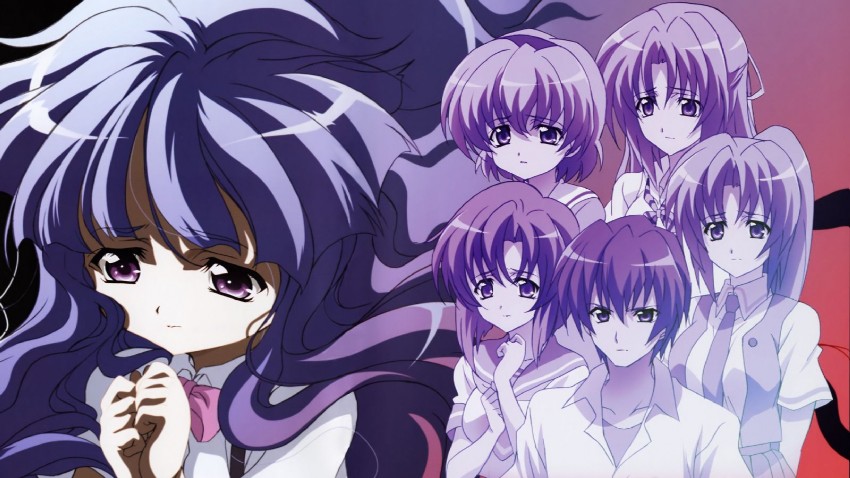 furude rika, ryuuguu rena, houjou satoko, sonozaki mion, sonozaki shion, and 1 more (higurashi no naku koro ni) drawn by morimoto_hirofumi