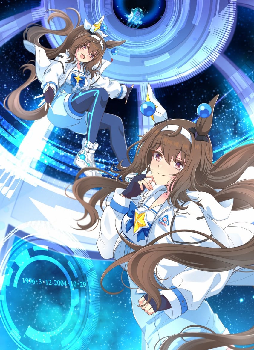admire vega's twin sister, furlong02, and admire vega (umamusume) drawn by kuon_kimi
