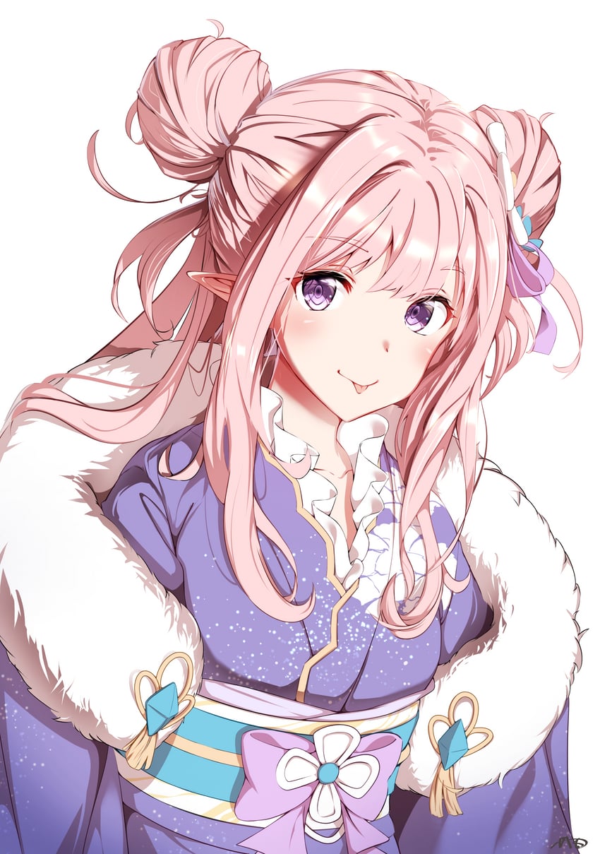 hatsune (princess connect!) drawn by feathermage