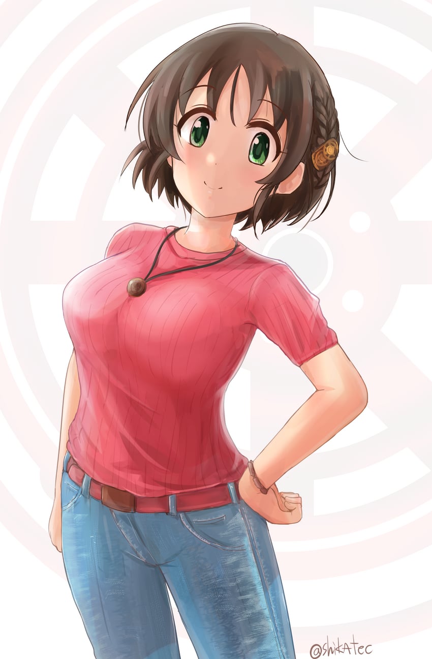 harada miyo (idolmaster and 2 more) drawn by shikamax2
