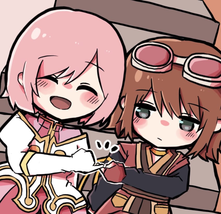 estellise sidos heurassein and rita mordio (tales of and 1 more) drawn by reira_tov