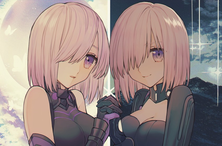 mash kyrielight (fate and 1 more) drawn by albino_(a1b1n0623)