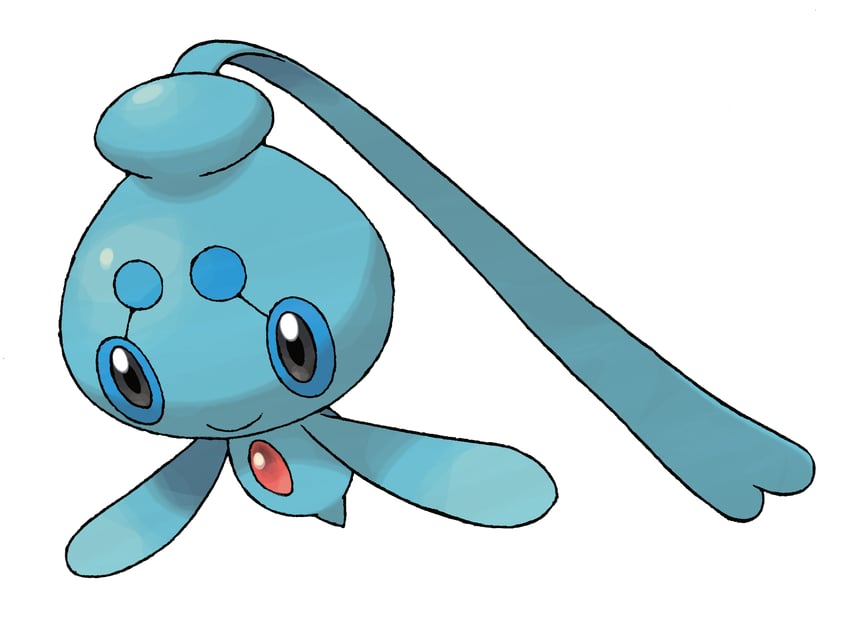 phione (pokemon and 1 more) drawn by sugimori_ken