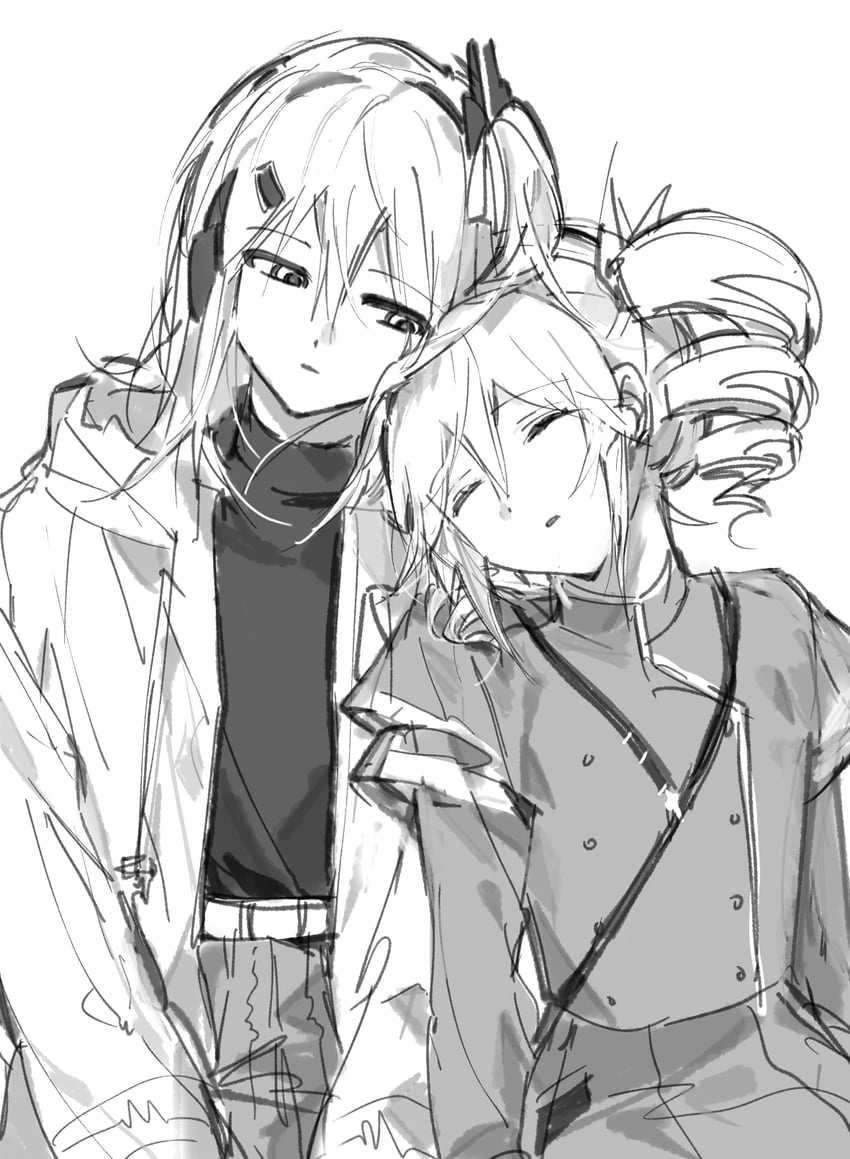 kasane teto and adachi rei (utau and 2 more) drawn by munjiduck