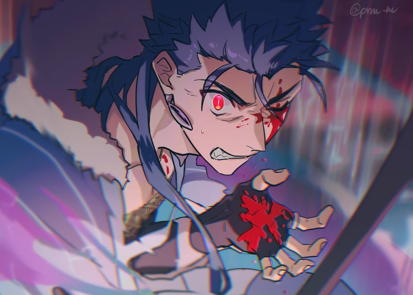 cu chulainn (fate and 1 more) drawn by hikaru_(asteriskring)