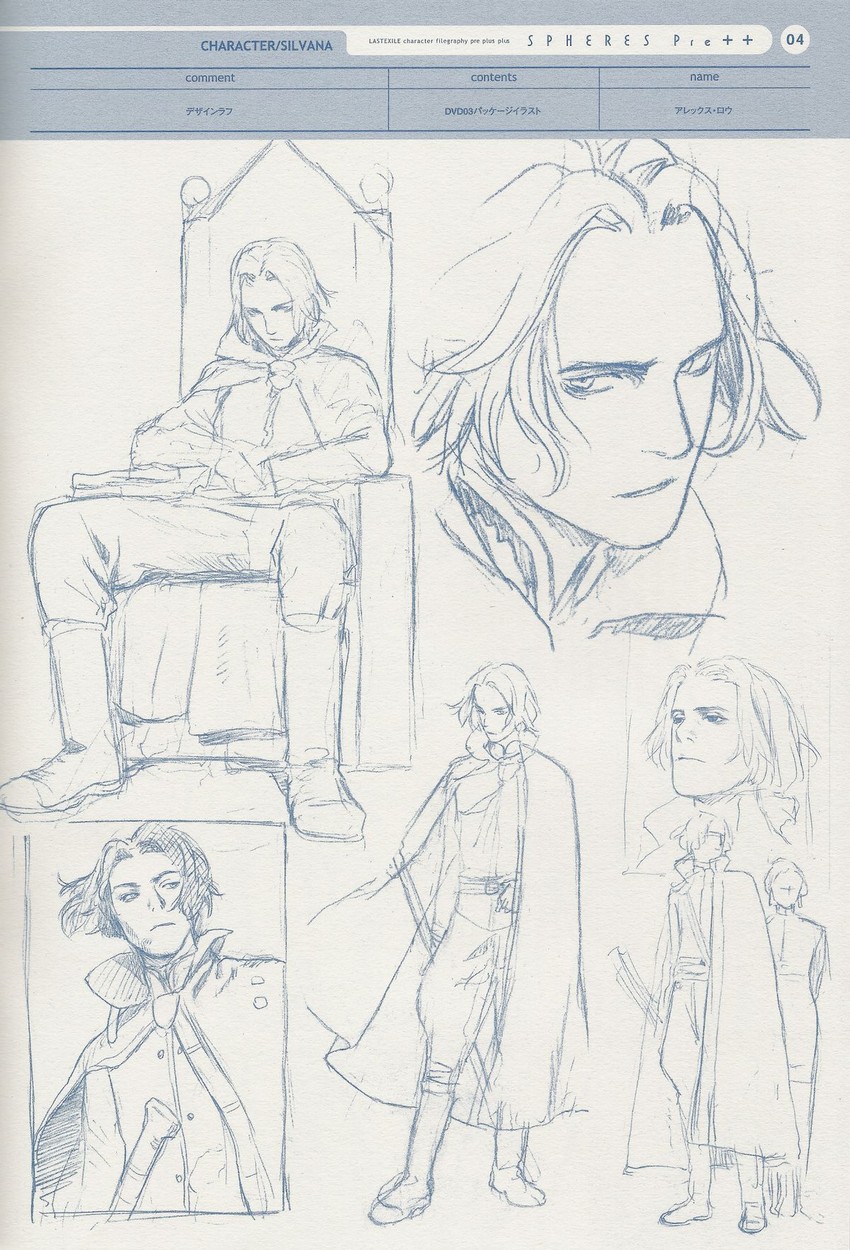 alex row and sophia forrester (last exile) drawn by murata_range