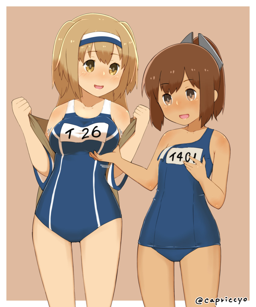i-401 and i-26 (kantai collection) drawn by capriccyo