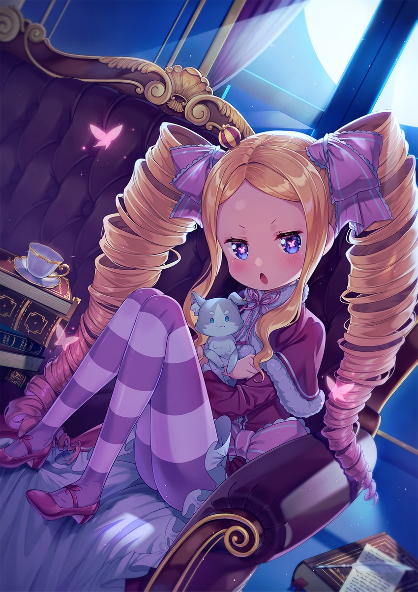 beatrice and puck (re:zero kara hajimeru isekai seikatsu) drawn by pine_(angel4195202)