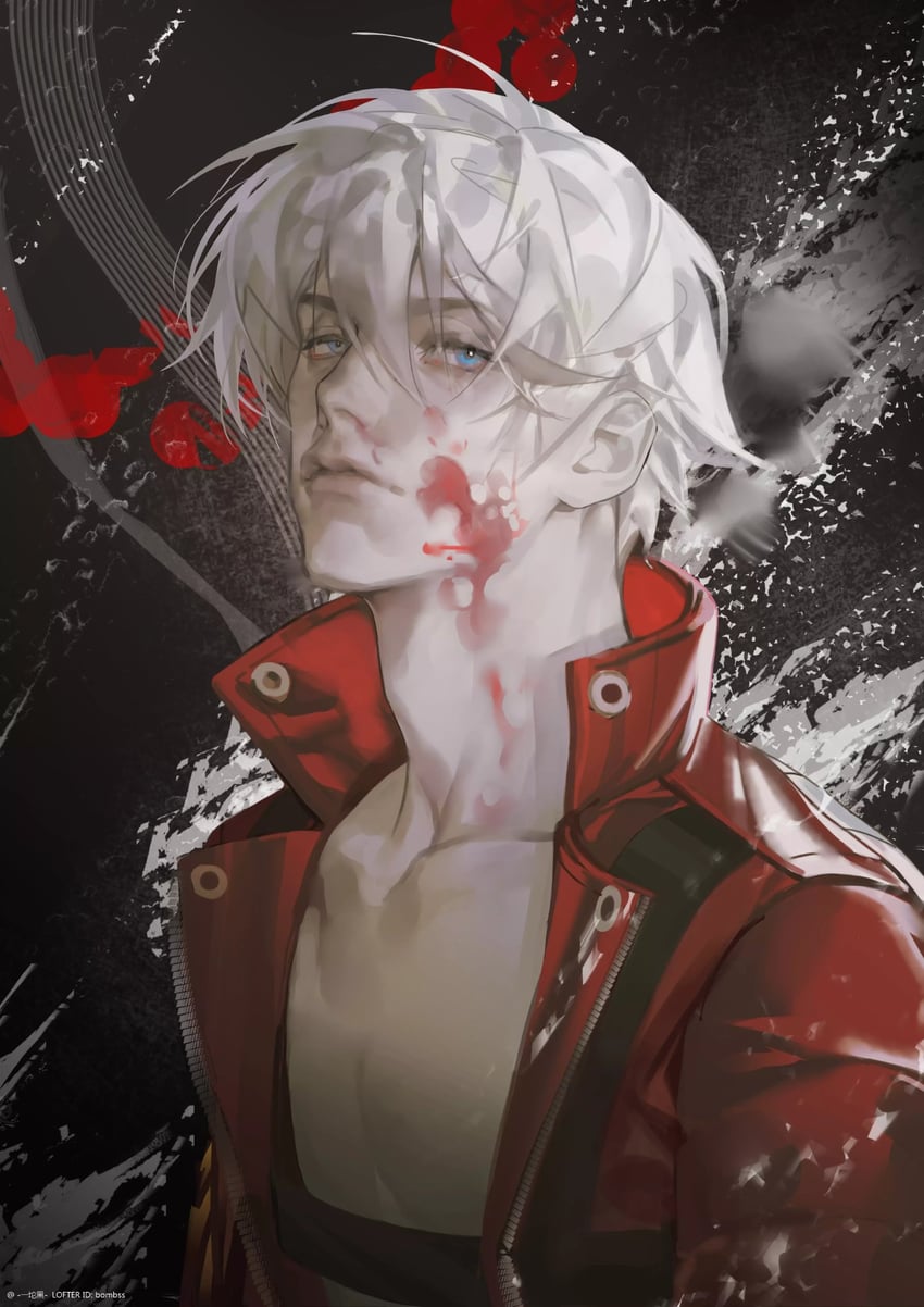 dante (devil may cry and 1 more) drawn by adrien02sss
