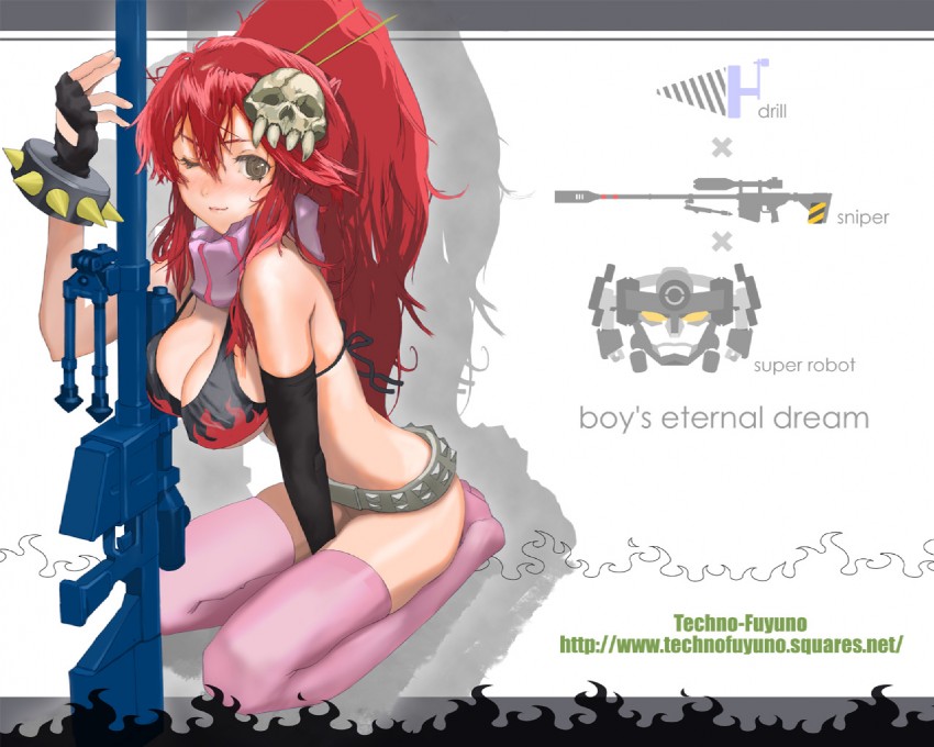 yoko littner (tengen toppa gurren lagann) drawn by fuyuno_haruaki