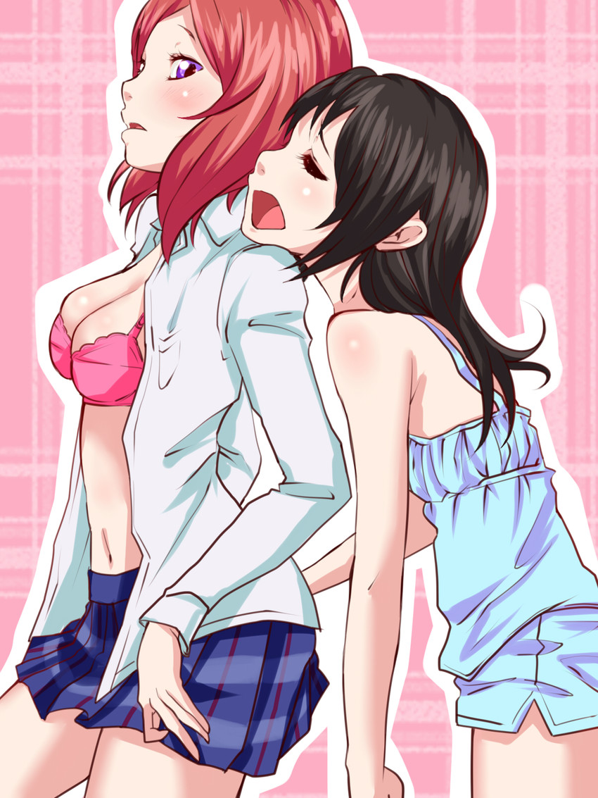 nishikino maki and yazawa nico (love live! and 1 more) drawn by suzuma10