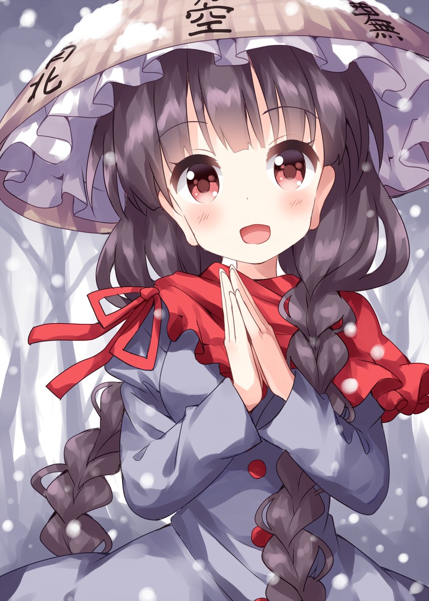 yatadera narumi (touhou) drawn by ruu_(tksymkw)