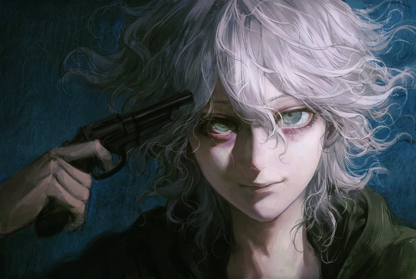 komaeda nagito (danganronpa and 1 more) drawn by seapall