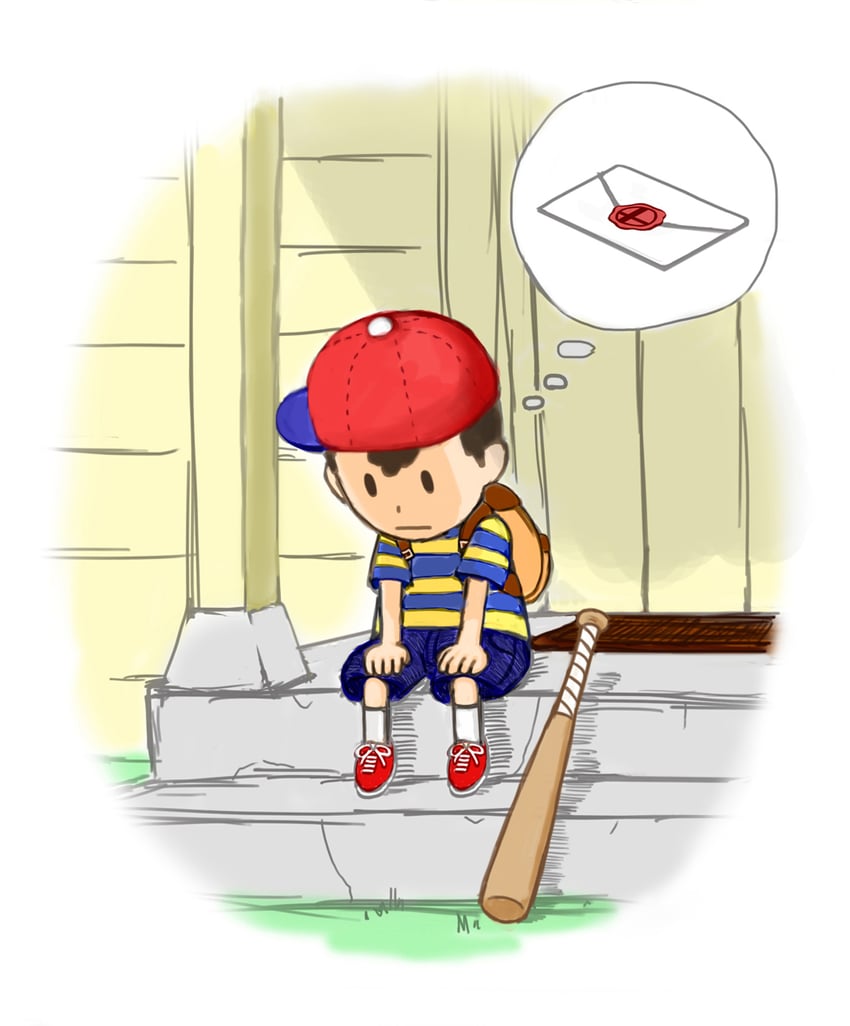 ness (super smash bros. and 2 more) drawn by bekio