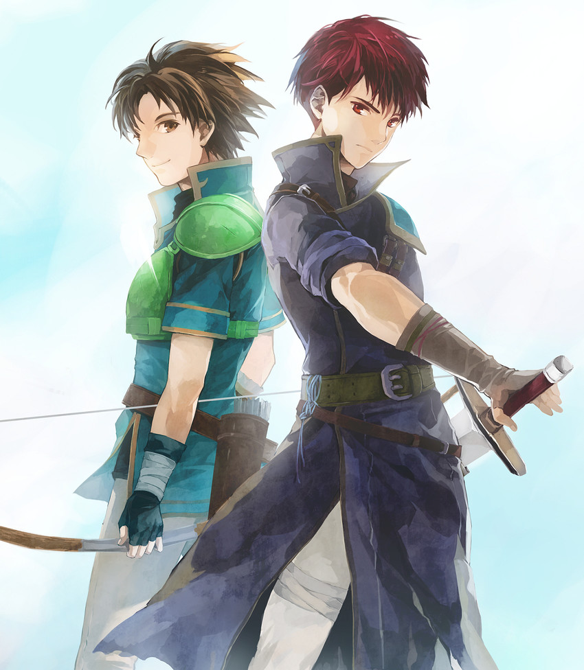 raven and wil (fire emblem and 1 more) drawn by kaito_(sawayakasawaday)