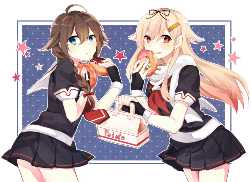 shigure, yuudachi, shigure kai ni, and yuudachi kai ni (kantai collection) drawn by tanoki_(mituguma)