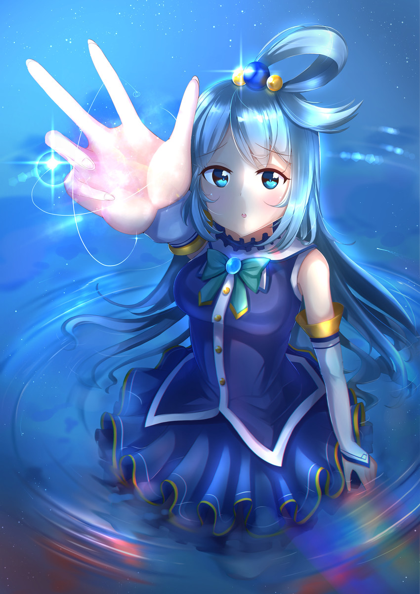 aqua (kono subarashii sekai ni shukufuku wo!) drawn by holmemee