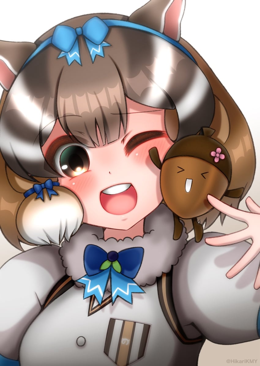 siberian chipmunk (kemono friends and 1 more) drawn by hikarikmy