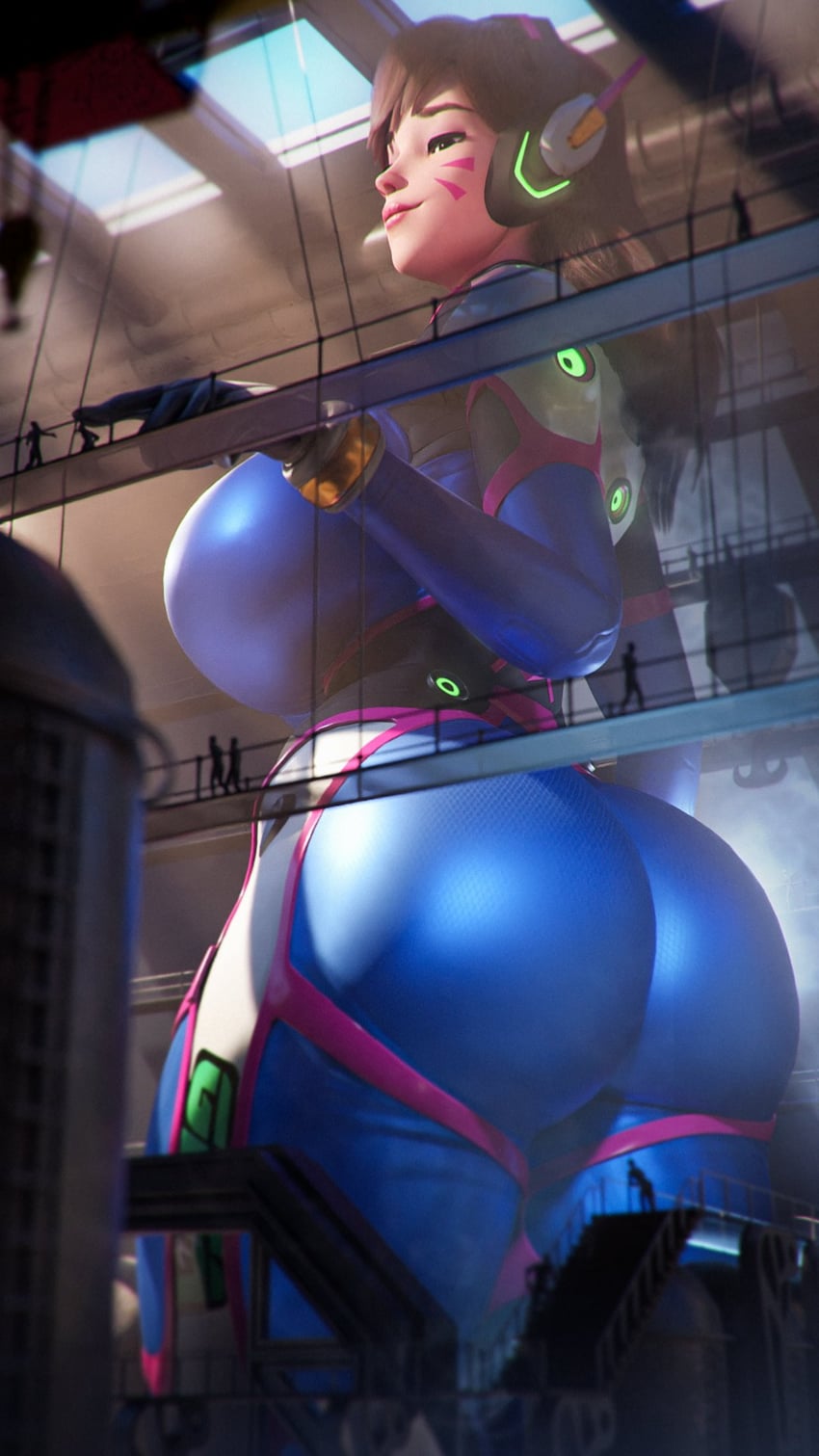 d.va (overwatch) drawn by scrag_boy