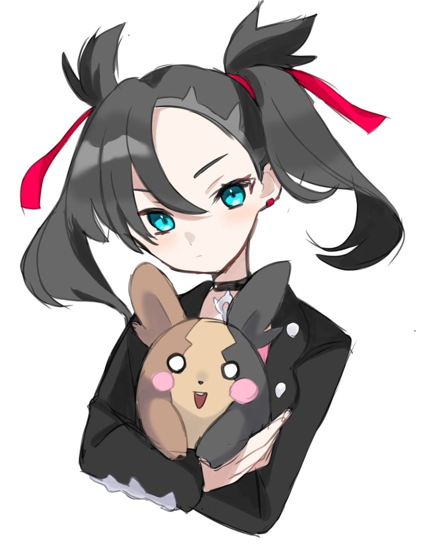 marnie and morpeko (pokemon and 1 more) drawn by ukocome