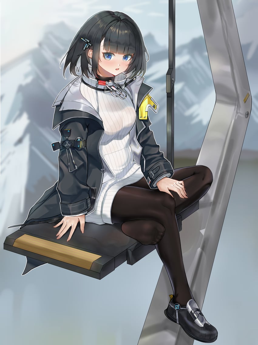 endministrator and female endministrator (arknights and 1 more) drawn by gcgr7858