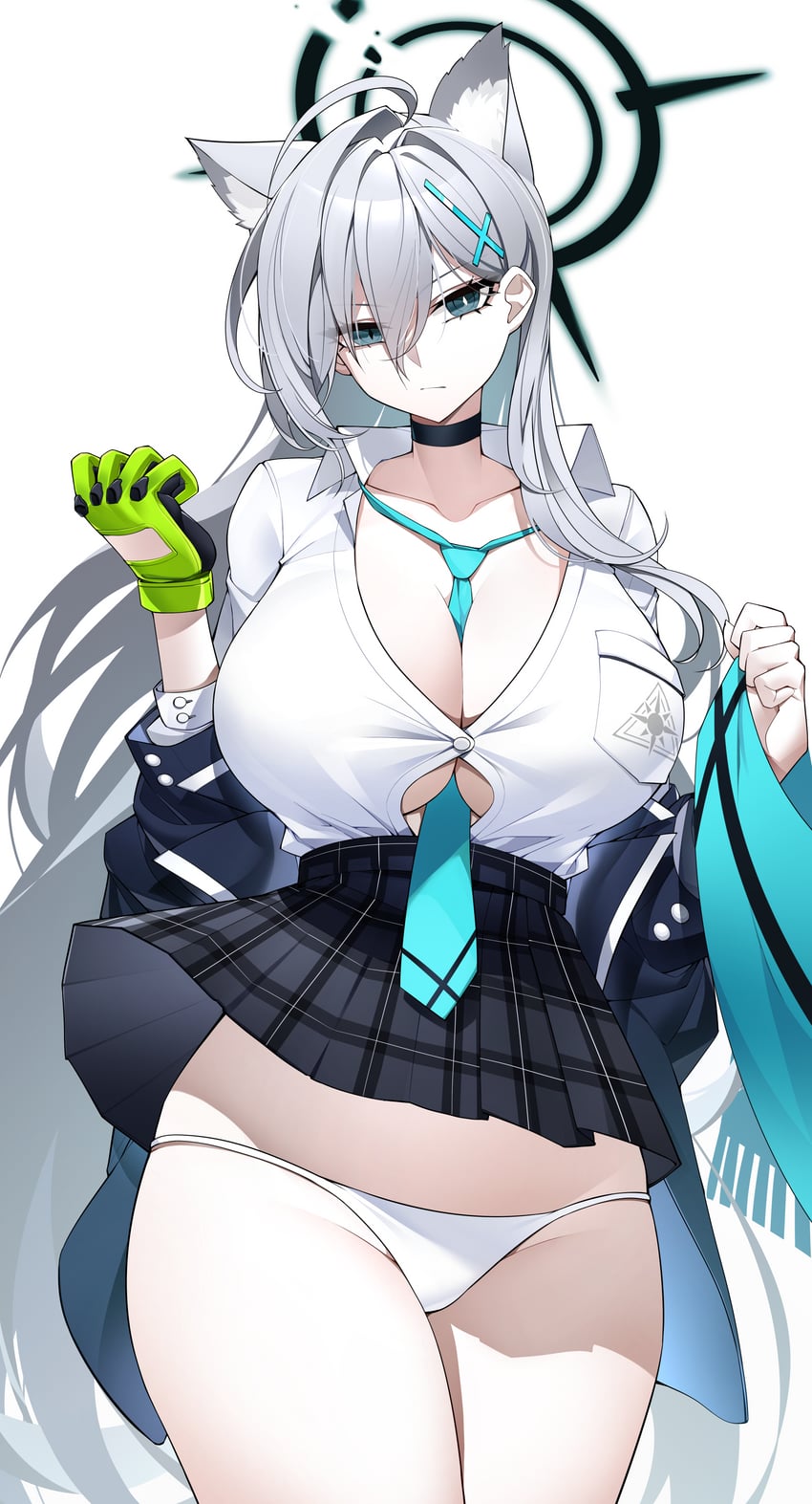 shiroko and shiroko terror (blue archive) drawn by casul