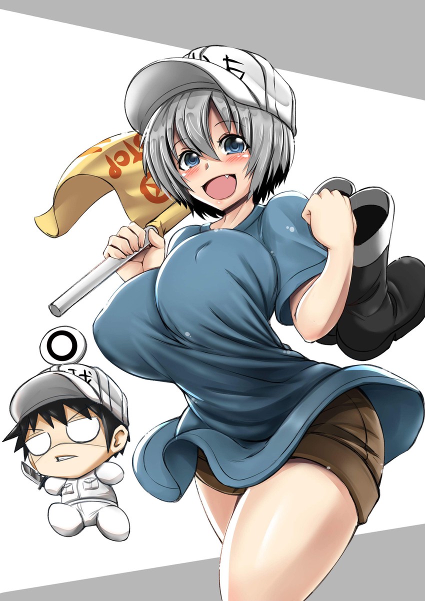 uzaki hana and platelet (uzaki-chan wa asobitai! and 1 more) drawn by virusotaku