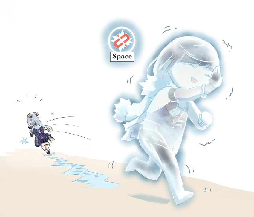 kamisato ayaka and yelan (genshin impact) drawn by xinzoruo