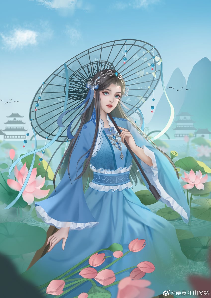 ning rongrong (douluo dalu) drawn by shiyi_jiangshan_duo_jiao