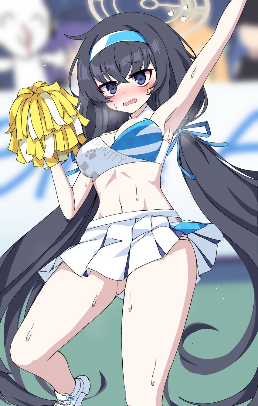 sensei, doodle sensei, and ui (blue archive) drawn by yukki_bunny