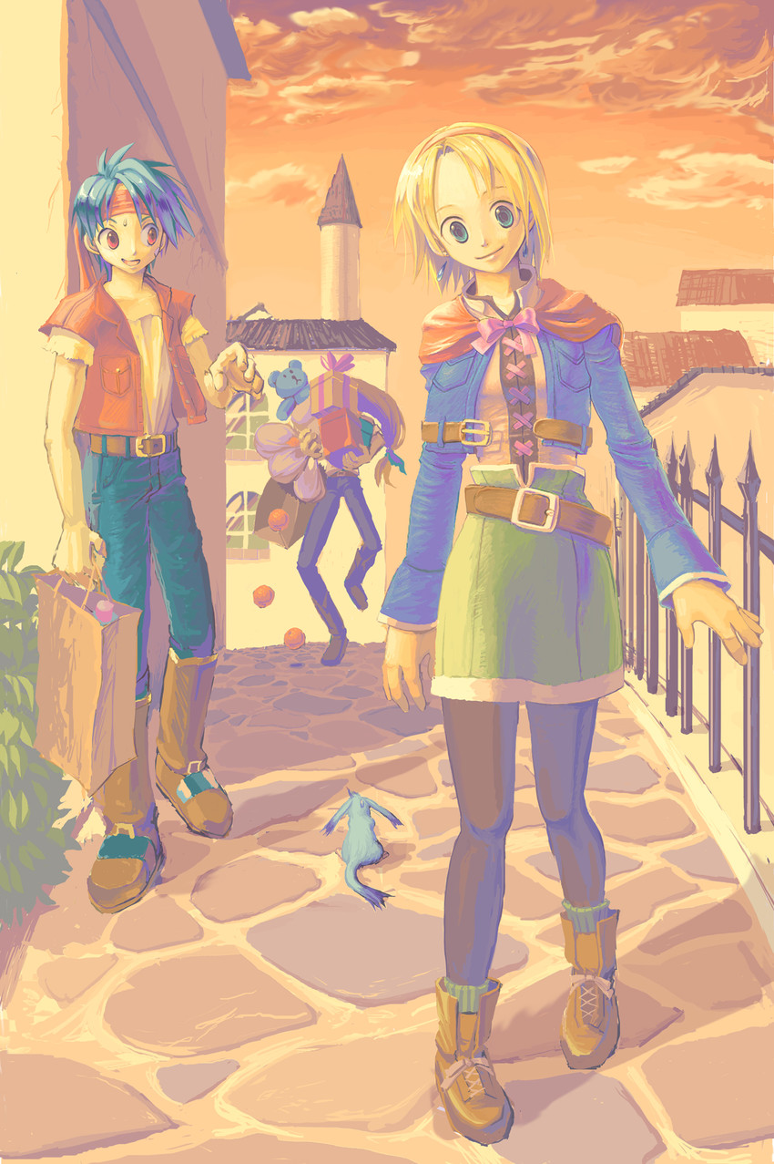 cecilia lynne adelhyde, rody roughnight, and jack van burace (wild arms and 1 more) drawn by umiheki