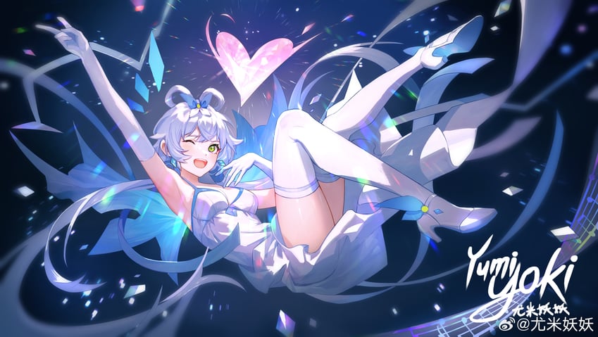 luo tianyi (vocaloid and 1 more) drawn by tapiokaro_(ximilul)
