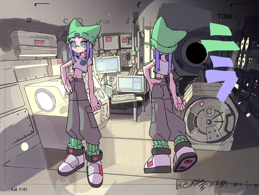 nira-chan (zutto mayonaka de ii no ni and 1 more) drawn by hanabushi