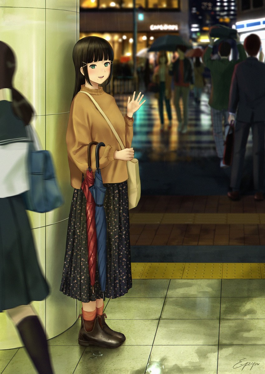 kurosawa dia (love live! and 1 more) drawn by papi_(papiron100)