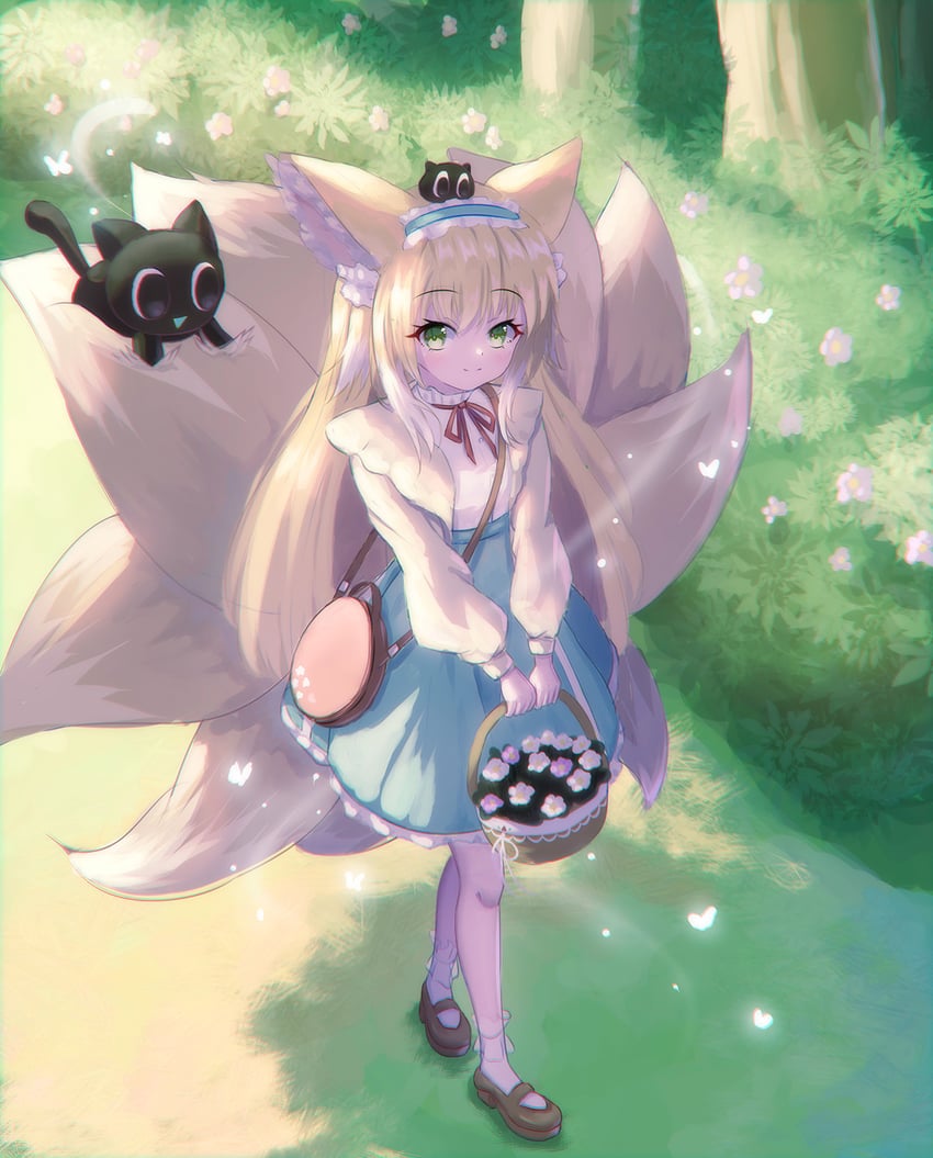 suzuran, luo xiaohei, and heixiu (arknights and 1 more) drawn by shiki_hamaguri