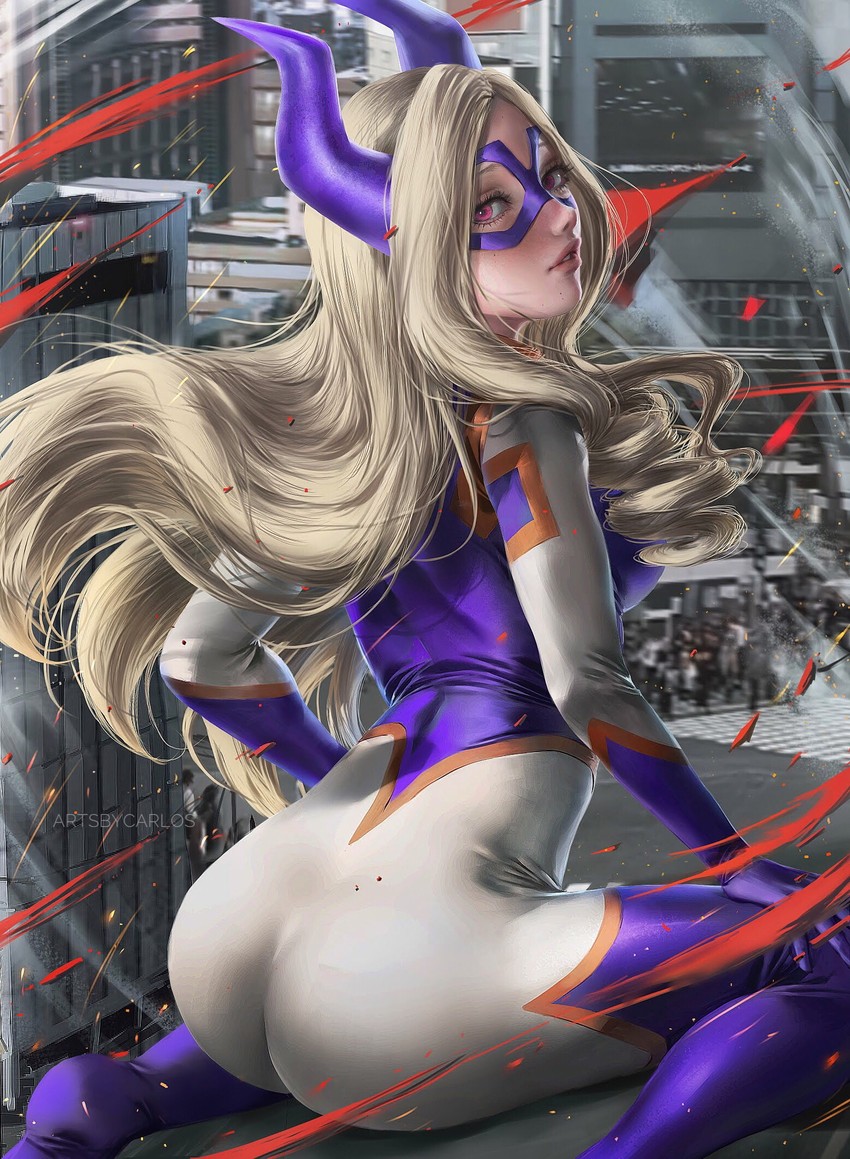 mount lady (boku no hero academia) drawn by carlos_miguel