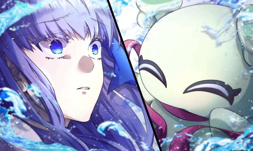 meltryllis and con (fate and 1 more) drawn by masaki_(star8moon)