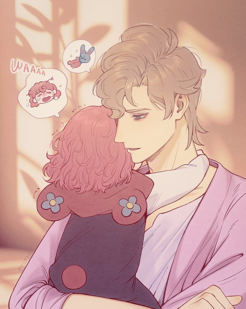 herlock sholmes and iris wilson (ace attorney and 1 more) drawn by kaze_(yznyttdgs)