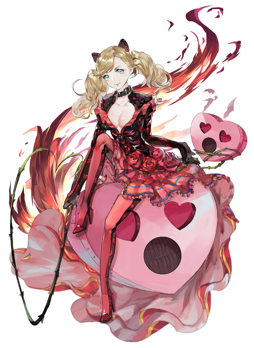 takamaki anne, panther, and carmen (persona and 1 more) drawn by mizukiyan
