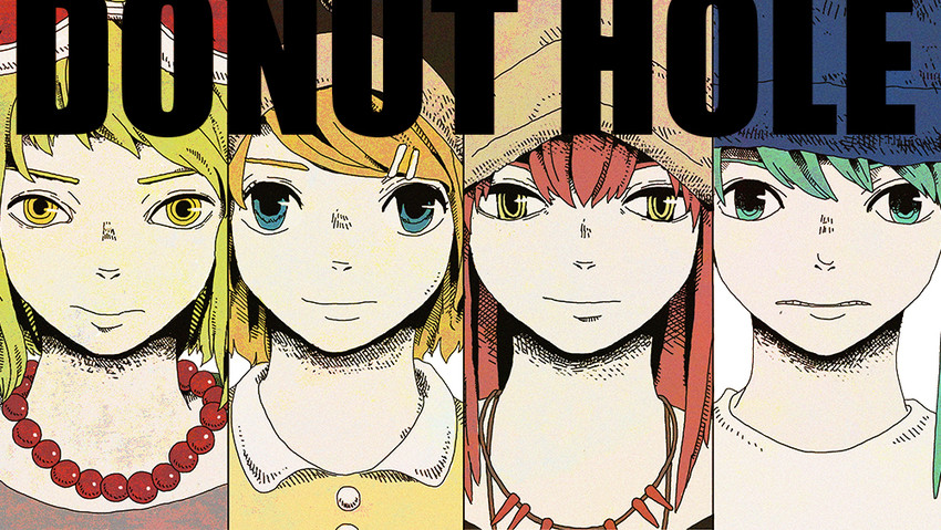 hatsune miku, kagamine rin, megurine luka, and gumi (vocaloid and 1 more) drawn by yonezu_kenshi