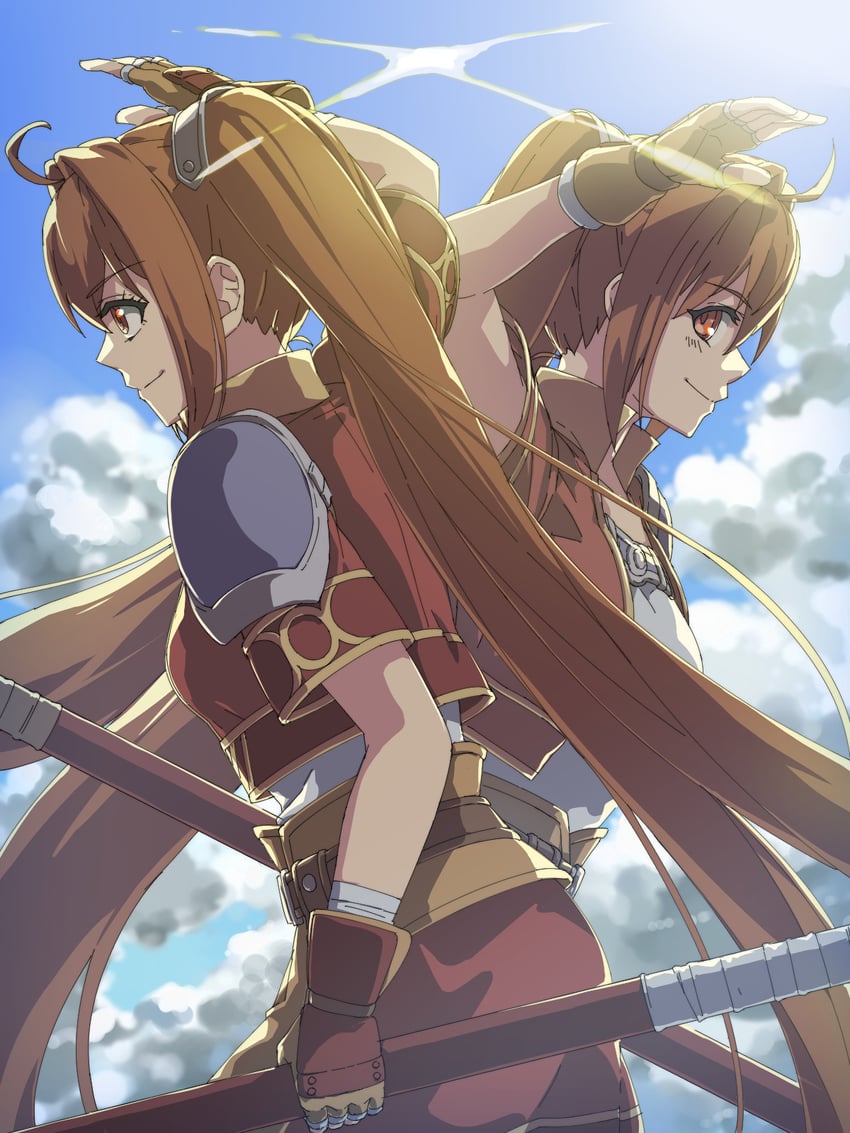 estelle bright (eiyuu densetsu and 1 more) drawn by chiharu_(9654784)