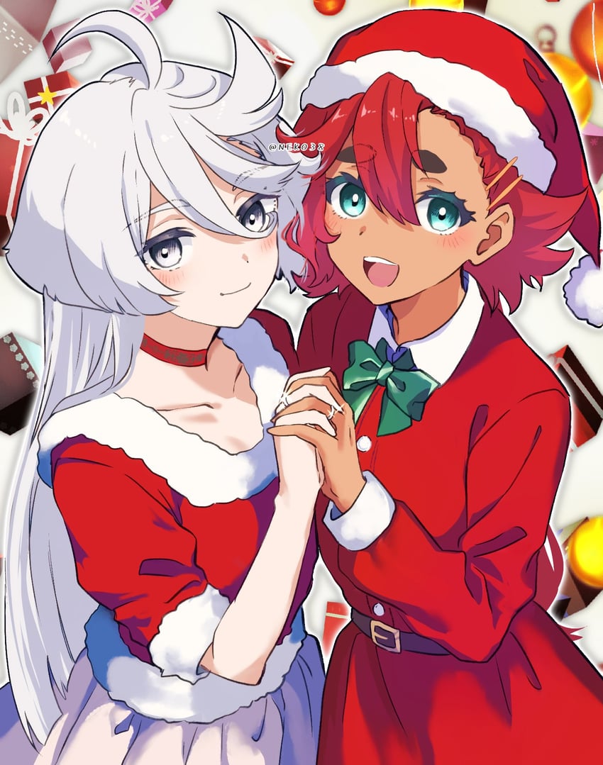 suletta mercury and miorine rembran (gundam and 1 more) drawn by mizuno374